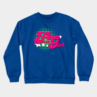 Pop Art Fan Girl Crewneck Sweatshirt